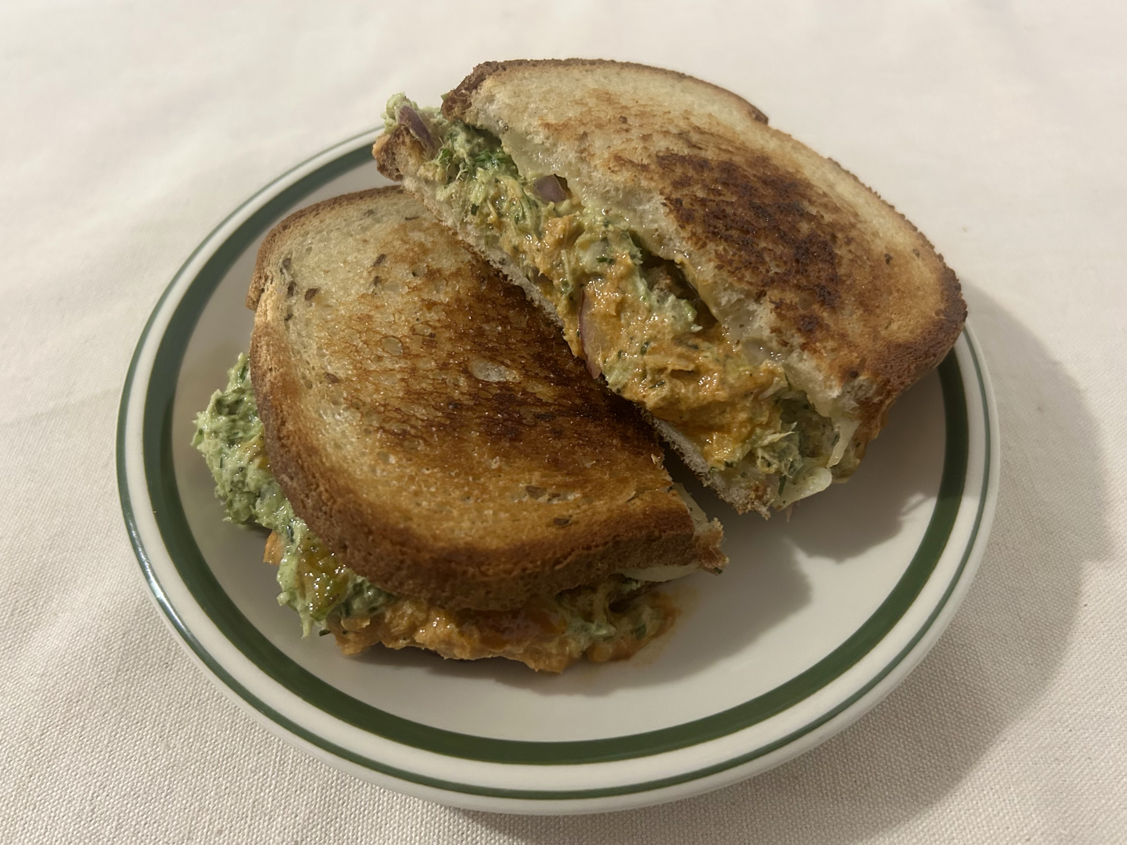 Tikka Masala Tuna Melt